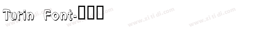 Turin Font字体转换